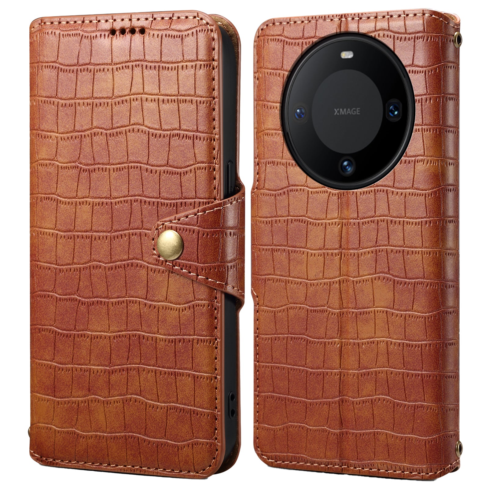 For Huawei Mate 60 Case Crocodile Texture Leather Phone Cover with Card Slots For Huawei Mate 60 Case Crocodile Texture Leather Phone Cover with Card Slots